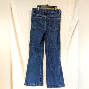 Girls jeans pink pocket threading detail 12S